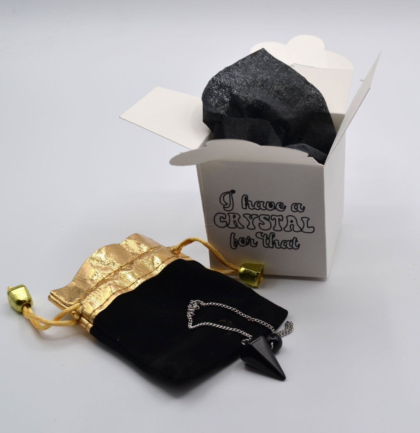 Wayfinder’s Pendulum – Black Agate