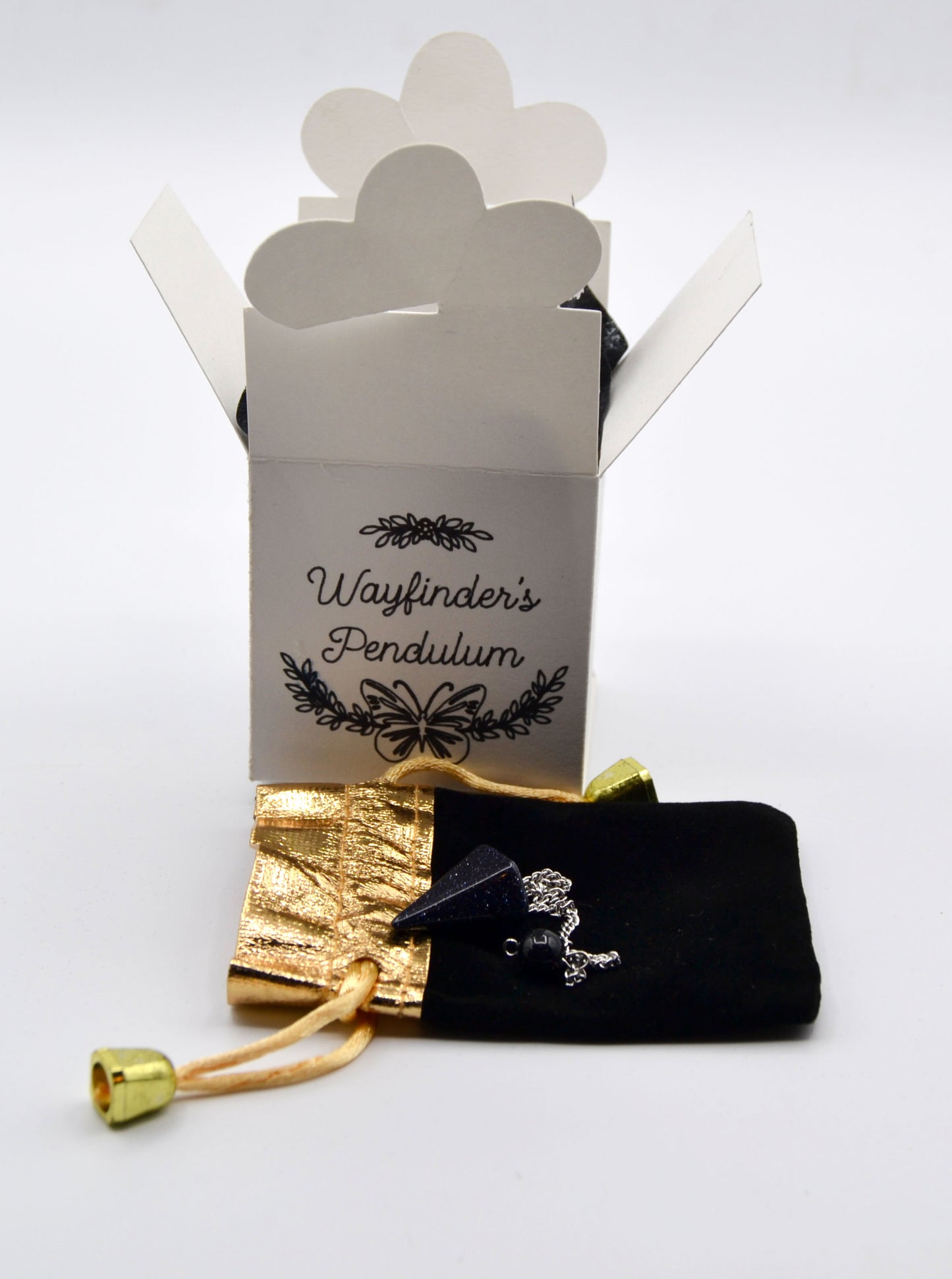 Wayfinder’s Pendulum – Blue Goldstone