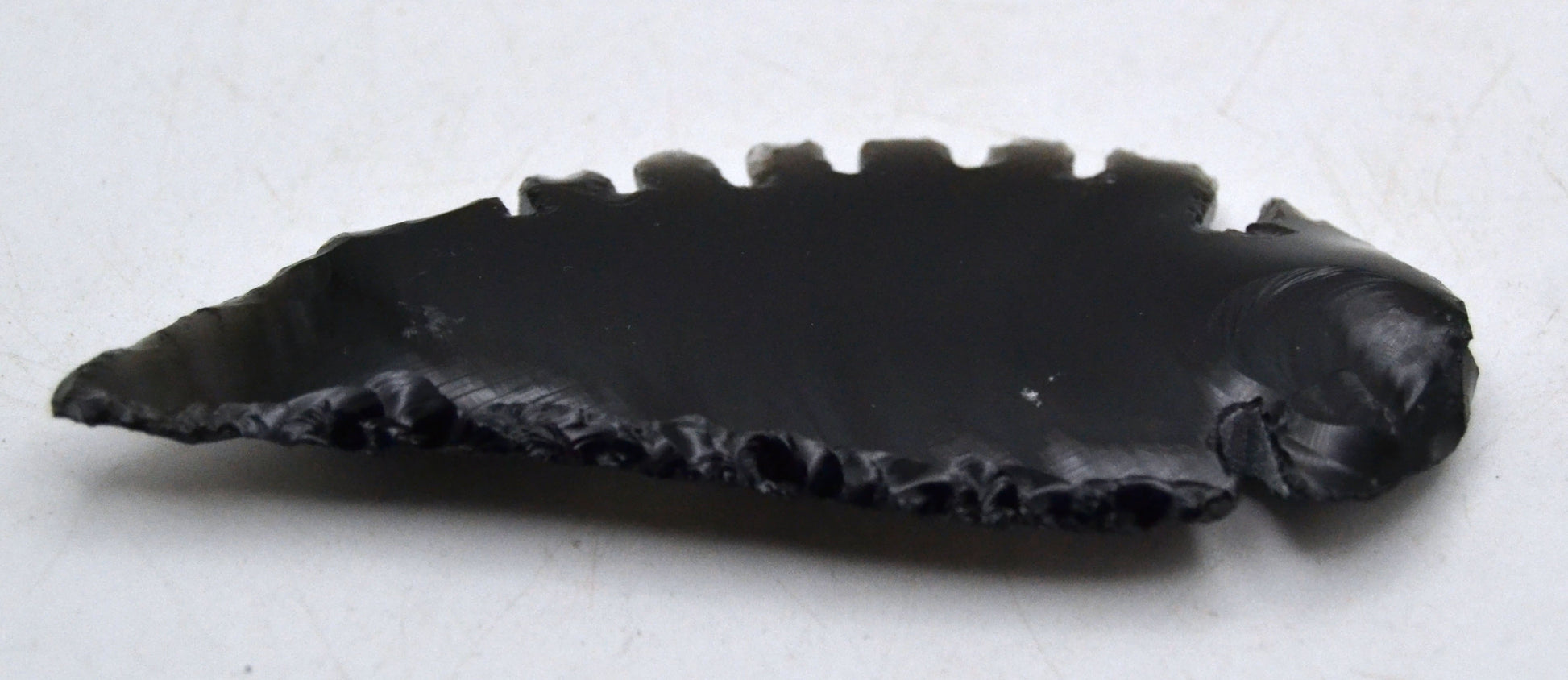 Hand-Carved Black Obsidian Totem