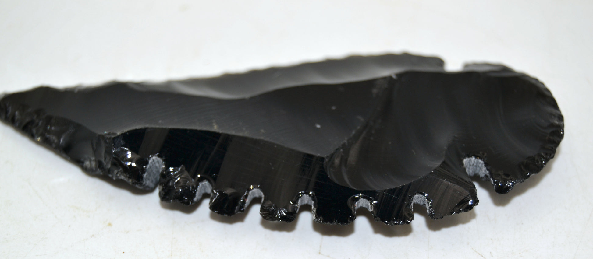 Hand-Carved Black Obsidian Totem