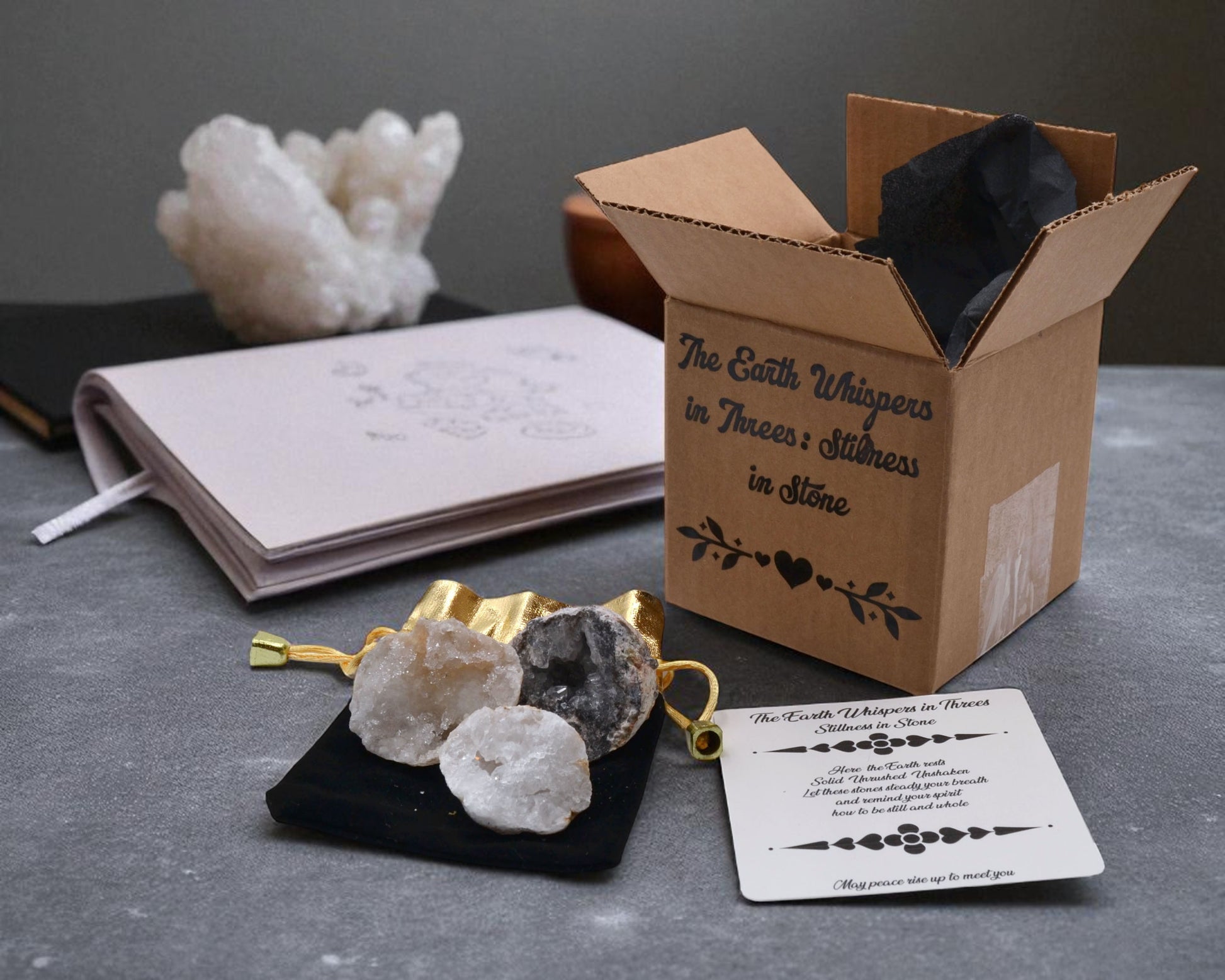 The Earth Whispers in Threes: Stillness in Stone